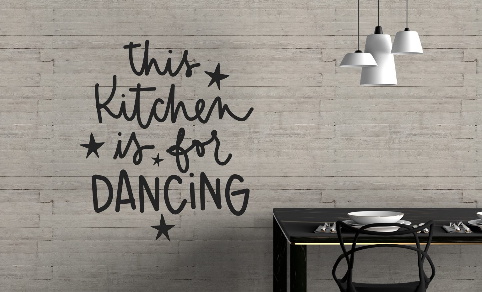 byblanca vinilo this kitchen is for dancing