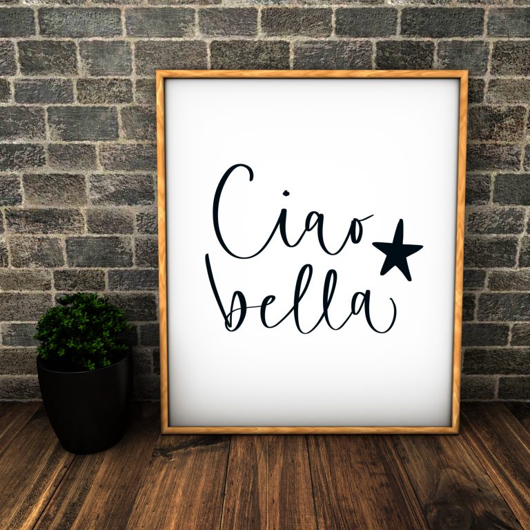 byblanca lámina ciao bella
