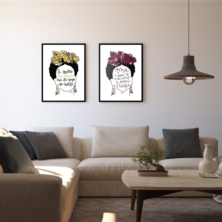 byblanca lámina Frida Kahlo
