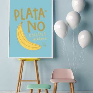 byblanca lámina platano