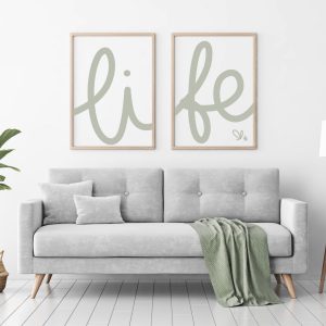 byBlanca lamina pared life